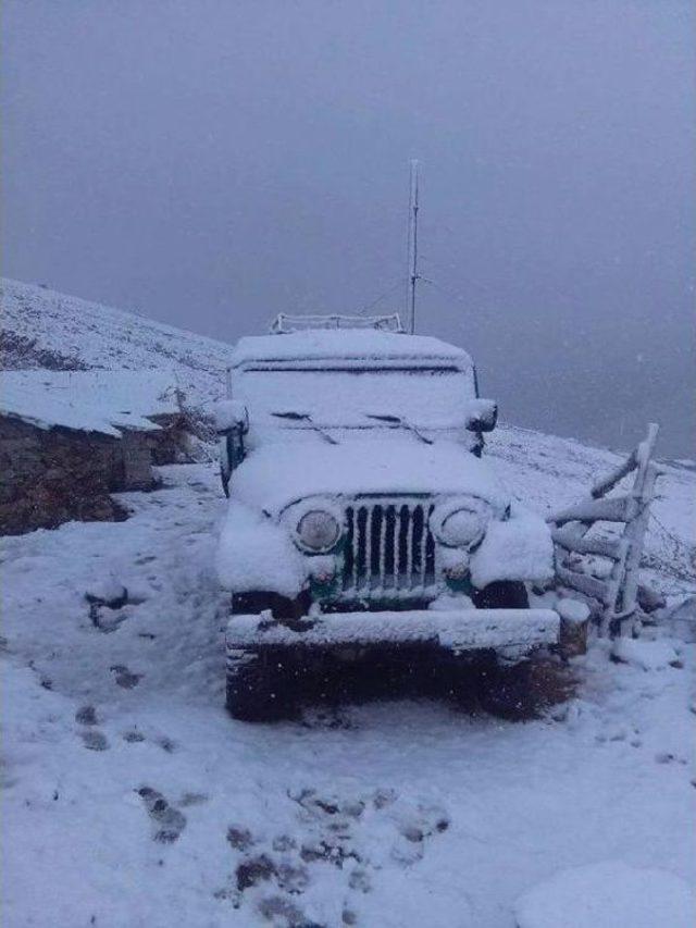 Ordu ya Mevsimin Ilk Karı Düştü 1
