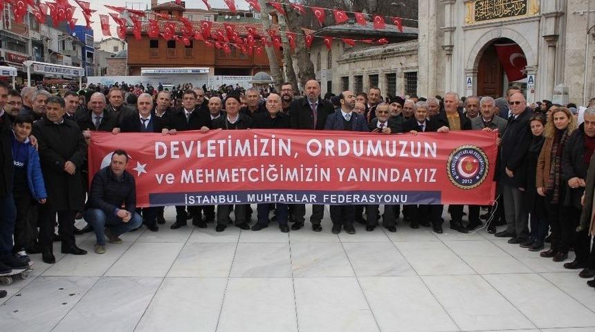 İstanbul Muhtarlar Federasyonu Mehmet&ccedil;ik&rsquo;e Destek İ&ccedil;in Sınıra Gidiyor