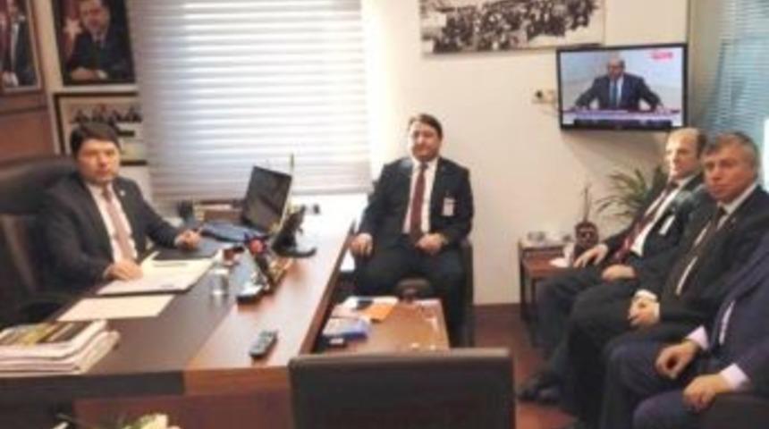 İl Başkanı Manav&rsquo;dan Milletvekili Tun&ccedil;&rsquo;a Ziyaret