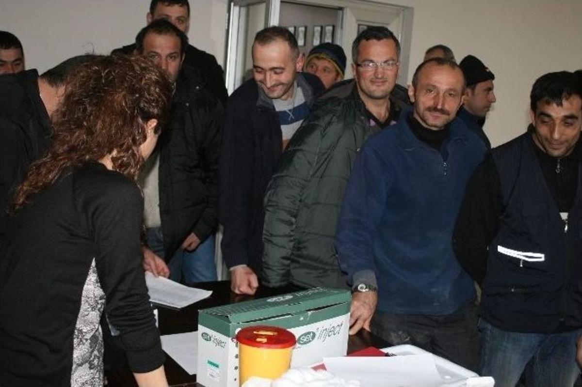 Ak&ccedil;akoca Belediyesi &Ccedil;alışanları Sağlık Taramasından Ge&ccedil;ti