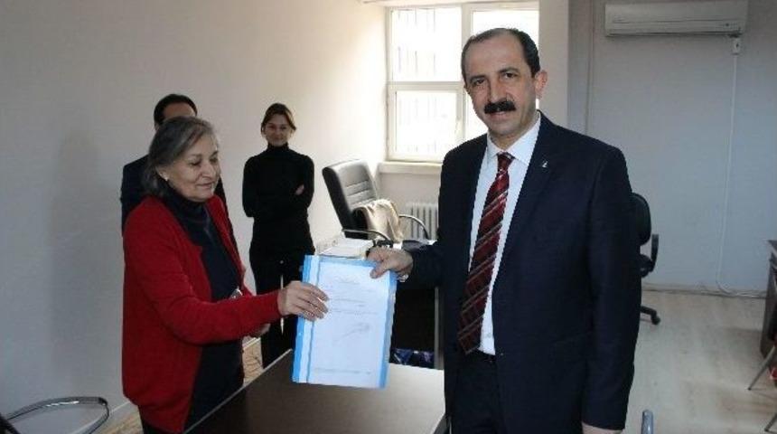 Başkan Muharrem G&ouml;ksel Mazbatasını Aldı