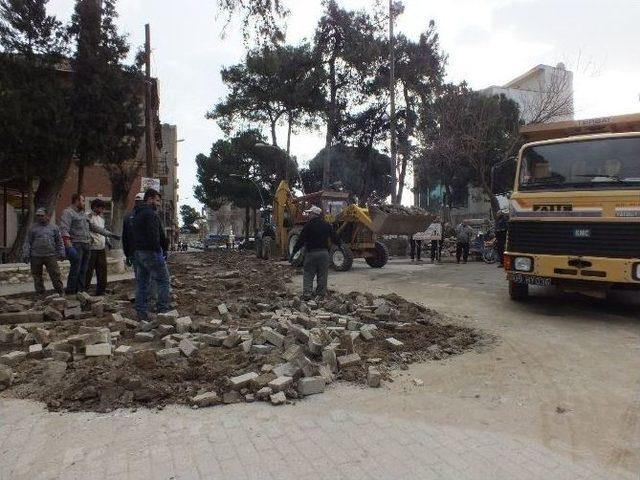 Köşk’te 100 Bin Metrekare Parke Taşı Döşenecek