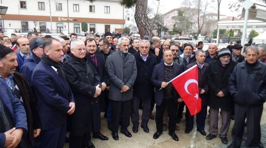 Tekirdağ&rsquo;daki Stk&rsquo;lardan Zeytin Dalı Harekatı&rsquo;na Destek