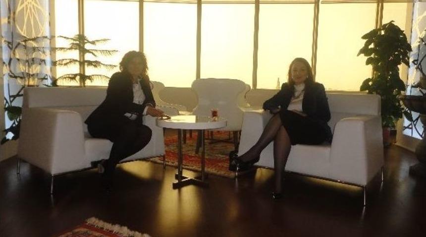 Emine Atasoy&rsquo;dan B&uuml;y&uuml;kşehir Belediye Başkanı &Ccedil;er&ccedil;ioğlu&rsquo;na Ziyaret