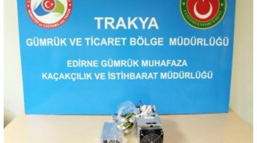 Kapıkule Sınır Kapısı&rsquo;nda &rsquo;bitcoin&rsquo; Makinesi Yakalandı