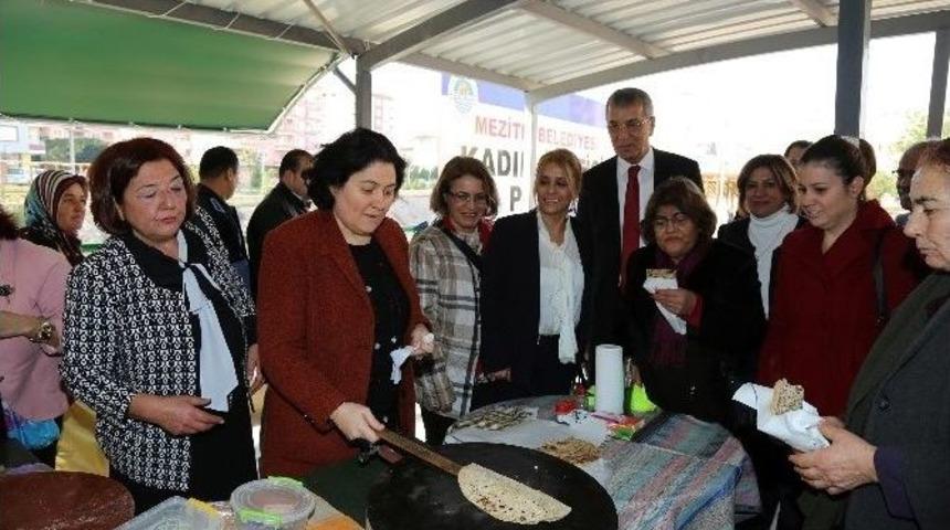 Genel Başkan Dokuzcan, Mezitlili &Uuml;retici Kadınlarla Bur Araya Geldi