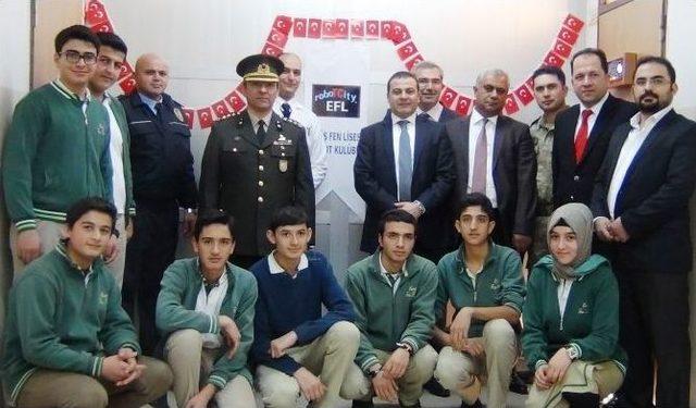 Erciş Fen Lisesi Teknokent Robot Kulübü Hizmete Açıldı