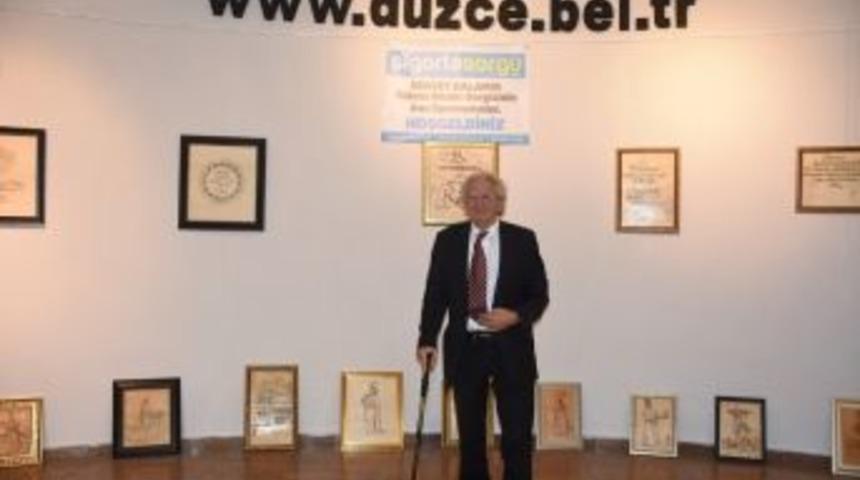 Servet Balamir Yakma Resim Sergisi A&ccedil;ıldı