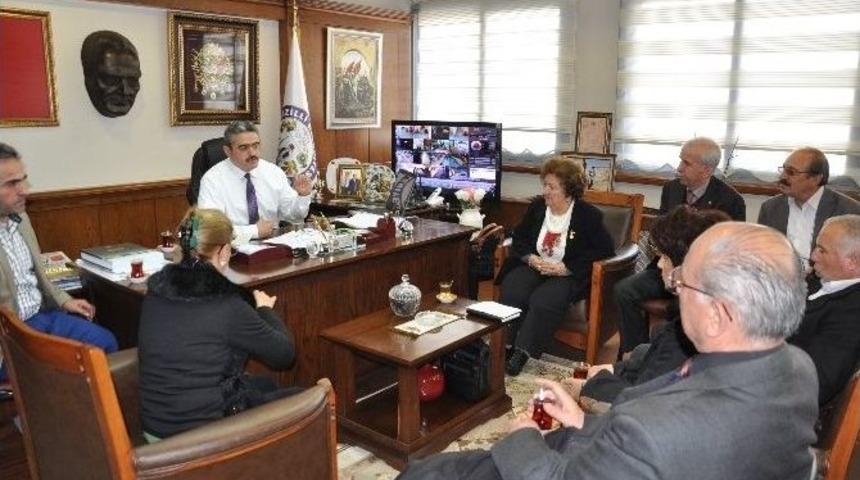 Sivil Toplum Kuruluşlarından Başkan Alıcık&rsquo;a Ziyaret