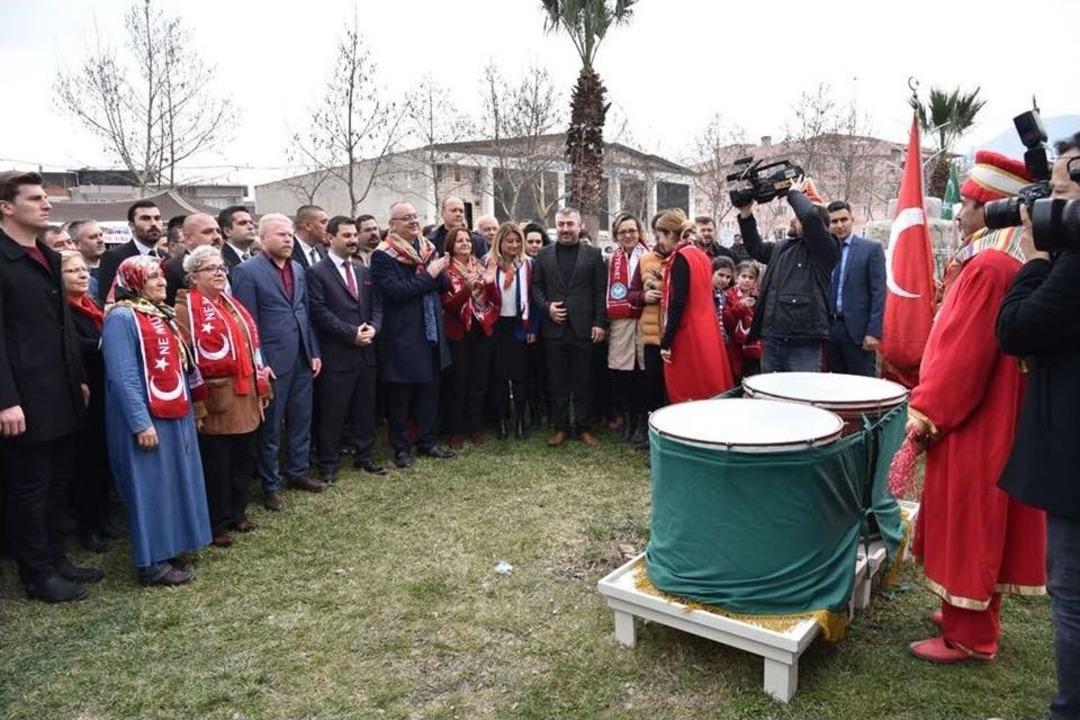 Başkan Erg&uuml;n&rsquo;e Mehterli Karşılama