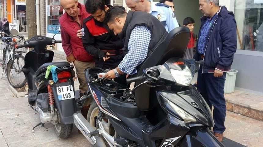 &Ccedil;alınan Motorunun Peşini Bırakmadı