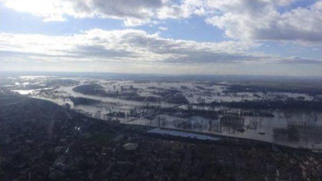 Edirne’De Taşkının Üçüncü Günü; Nehirlerde Debi Düşüyor - Ek Fotograf