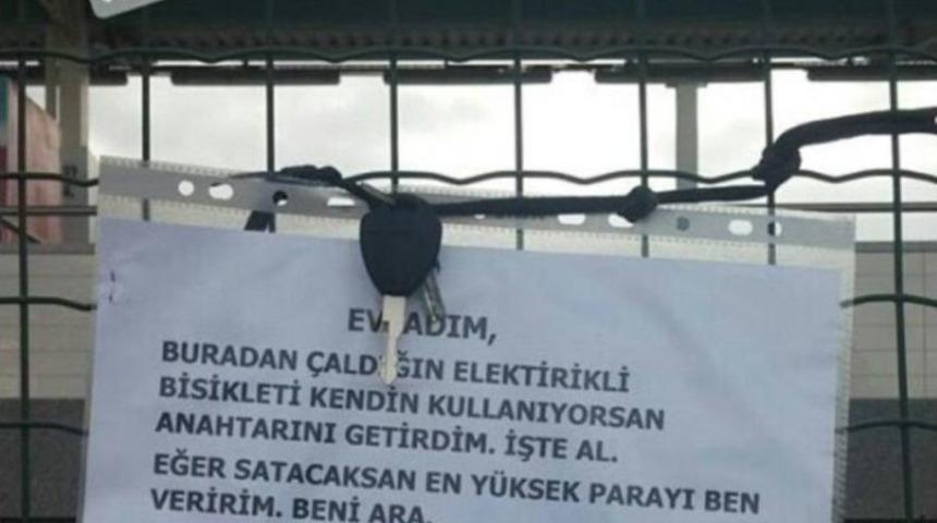 80&rsquo;lik Dede, Elektrikli Bisikletini &Ccedil;alan Hırsızlara Anahtarını Da Verdi