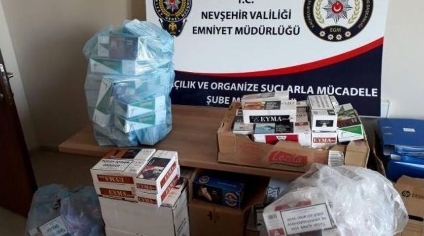 Nevşehir&rsquo;de &Ccedil;ok Sayıda G&uuml;mr&uuml;k Ka&ccedil;ağı Eşya Ele Ge&ccedil;irildi