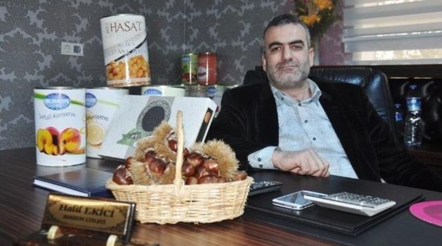 &Ouml;demiş&rsquo;ten Avrupa&rsquo;ya 700 Ton Kestane İhra&ccedil; Edildi