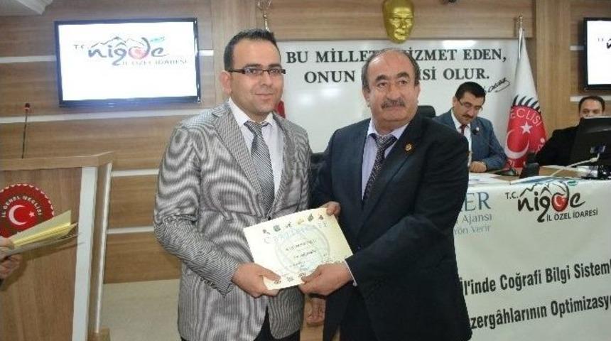 Proje Mimarlarına Sertifika Verildi