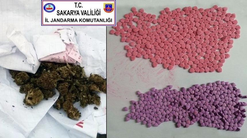 Sakarya&rsquo;da 650 Adet Uyuşturucu Hap Ele Ge&ccedil;irildi