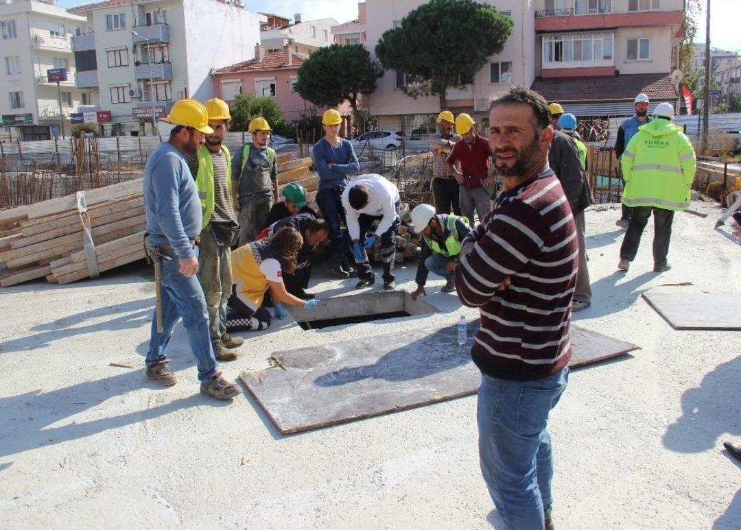 Yeni Hizmet Binası İnşaatında Kaza