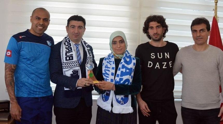 Milletvekili Taşkesenlioğlu’ndan Bb. Erzurumspor Kulübüne Ziyaret