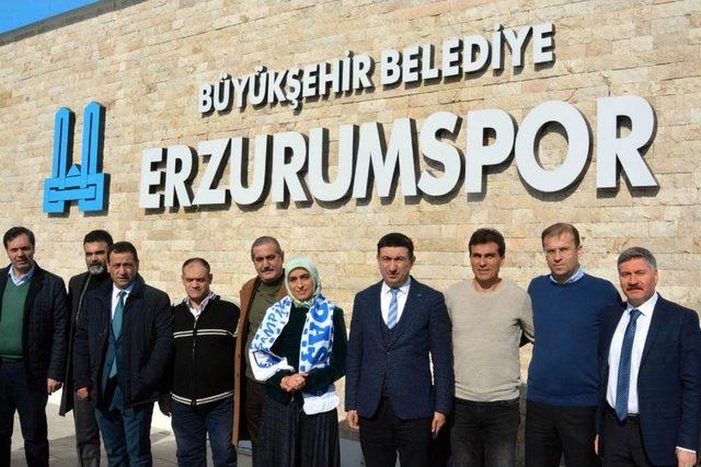 Milletvekili Taşkesenlioğlu’ndan Bb. Erzurumspor Kulübüne Ziyaret