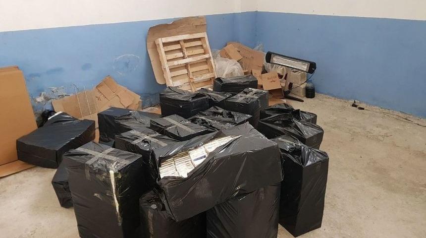 Gaziantep&rsquo;te 38 Bin Paket G&uuml;mr&uuml;k Ka&ccedil;ağı Sigara Ele Ge&ccedil;irildi