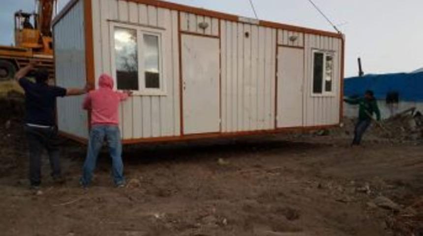 Tutak Kaymakamlığından Konteyner Ev Yardımı