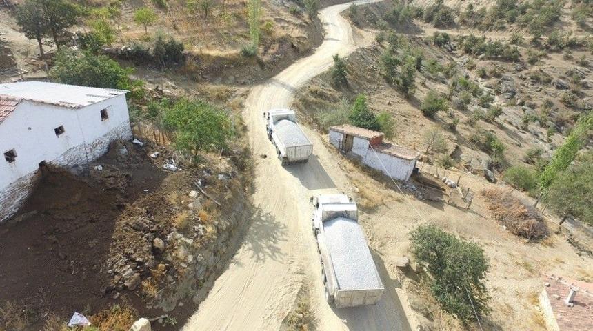 Alaşehir Belediyesi&rsquo;nden Asfalt &Ccedil;alışması