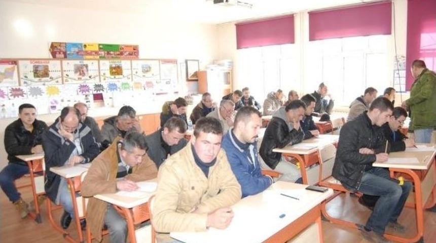 Trakyalı Avcılar Malkara&rsquo;da Sertifika Sınavına Girdi