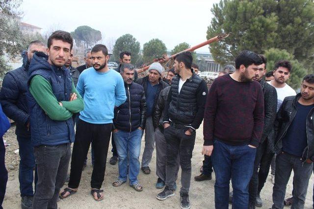 Denizli’de İşçilerin ‘maaş’ Eylemi 1