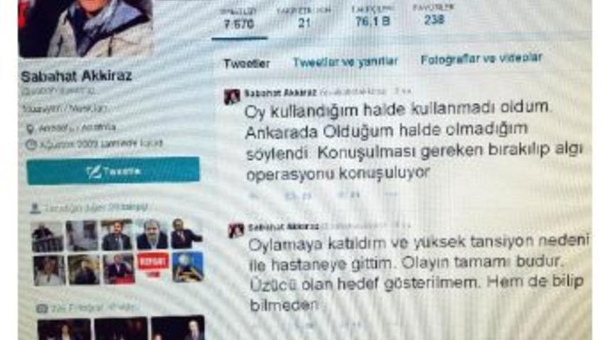 Y&uuml;ce Divan İ&ccedil;in Oy Kullanmadığı İddia Edilen Chp&rsquo;li Vekili Sabahat Akkiraz:
