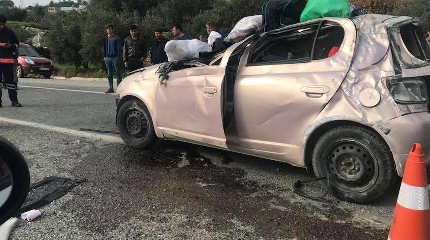 Mersin&rsquo;de Trafik Kazası: 1 &Ouml;l&uuml;, 2 Yaralı
