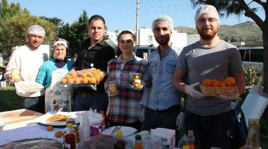 Mandalinadan Dolma Ve Peynir Yaptılar