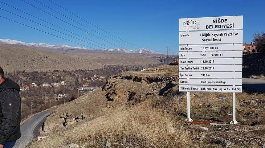 Niğde Belediye Başkanı Özkan Rekreasyon Alanını İnceledi