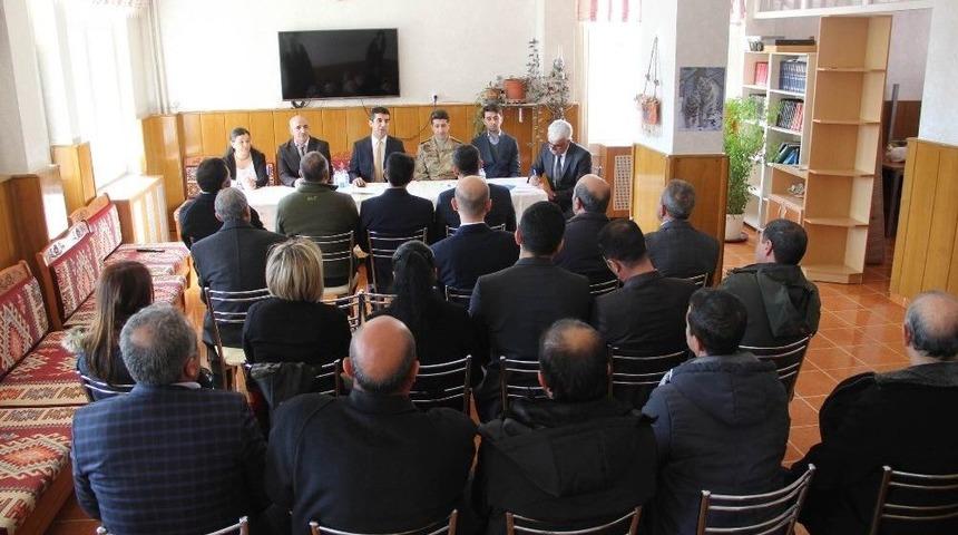 Çemişgezek’te Okul Güvenliği Toplantısı Yapıldı