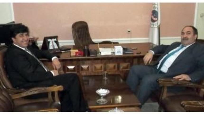 Başkan Sertoğlu, Başkan Belli&rsquo;yi Ziyaret Etti