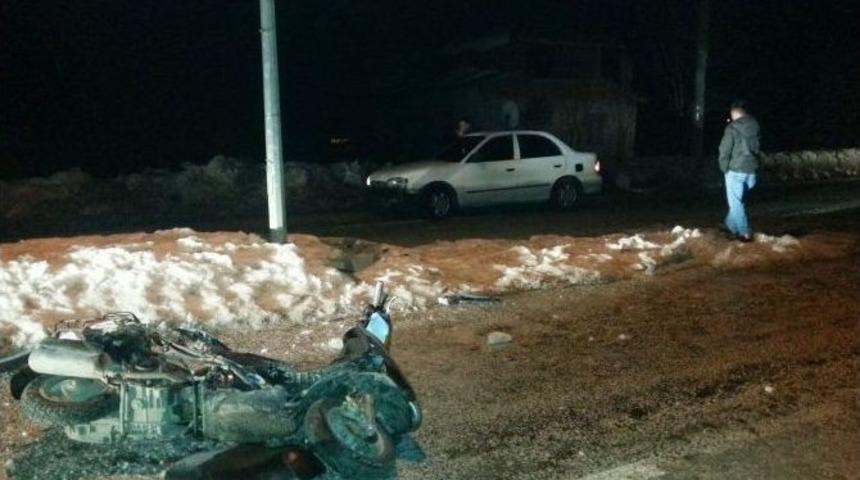 Hisarcık&rsquo;ta Trafik Kazası: 1 Yaralı
