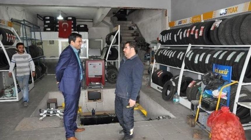 Kaymakam Balcı Sanayi Esnafını Ziyaret Etti