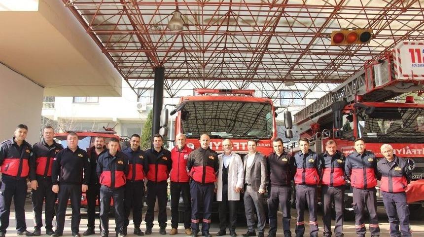 Ateş Savaşçılarından Kan Bağışı