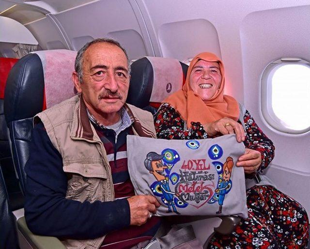 Türk Hava Yollarından 40’ıncı Evlilik Yıl Dönümü Sürprizi