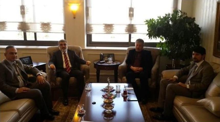 Başkan Yılmazer Taner Yıldız&rsquo;a Sorunları İletti