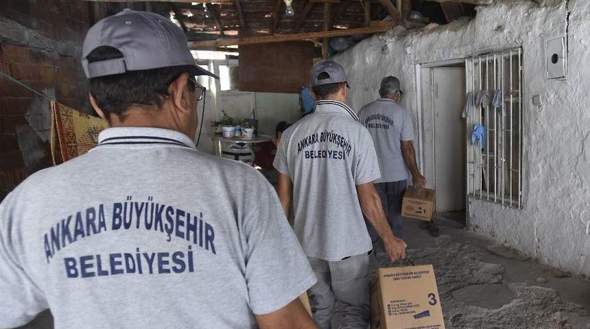 B&uuml;y&uuml;kşehir&rsquo;den Başkentliye Sıcak Yardım