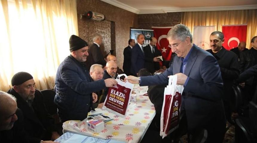 Başkan Yanılmaz Ve Muhtarlardan &lsquo;elazığ Her Yerde Okuyor&rdquo; Kampanyasına Destek