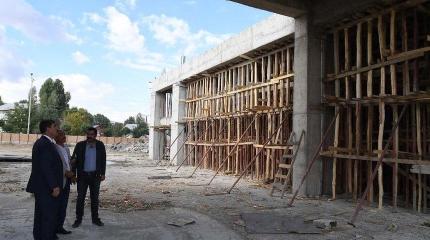 Muş’ta Şehirlerarası Terminal İnşaatı Tüm Hızıyla Devam Ediyor