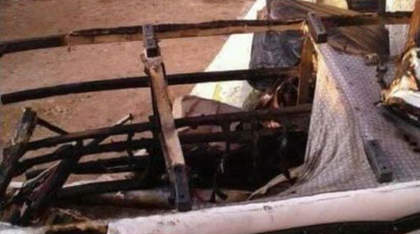 Şanlıurfa&rsquo;da &Ccedil;ıkan Yangında Evdeki Eşyalar K&uuml;l Oldu