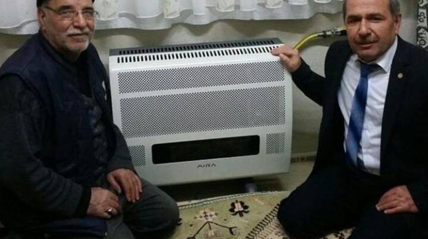 Karesi Belediyesi&rsquo;nden Doğalgaz Sobası Yardımı