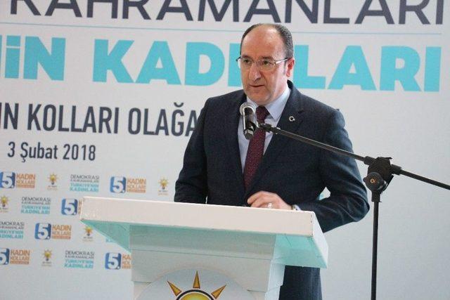 Ak Parti Kadın Kollarında Kongre Heyecanı Sona Erdi