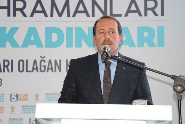 Ak Parti Kadın Kollarında Kongre Heyecanı Sona Erdi