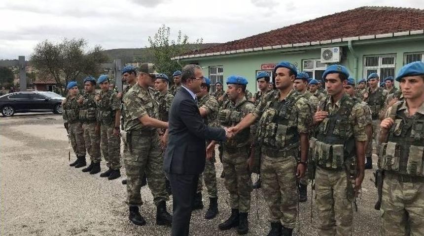Vali Toraman&rsquo;dan, El-bab&rsquo;dan Gelen Askerlere Ziyaret