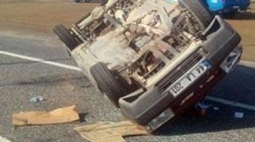 Elazığ&rsquo;da Otomobil Takla Attı: 7 Yaralı