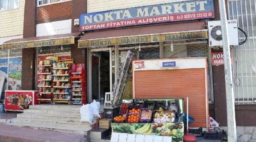 Tabanca Şeklindeki &Ccedil;akmakla Market Soymaya Kalkıştı